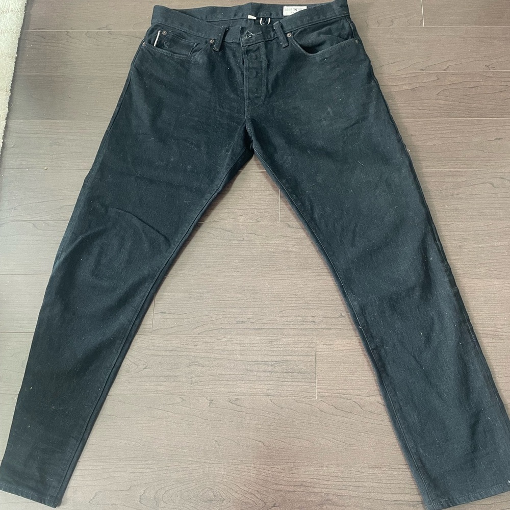 Todd Snyder Selvedge Denim in Black